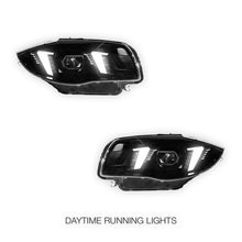 BMW 1 Series E81 / E87 / E82 / E88 / 1M (2004 - 2013) Black Full LED Headlights LH + RH