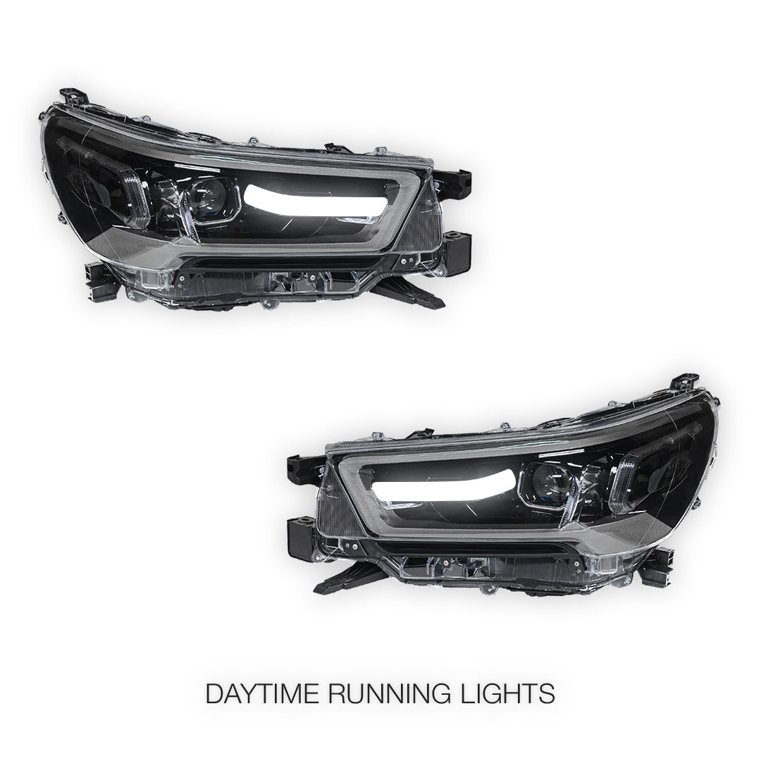 Toyota HiLux N80 Ute (2021 - 2025) Full LED Headlight Lamp LH + RH