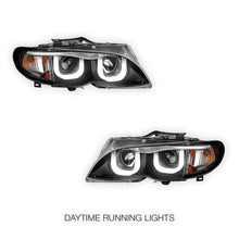 BMW 3 Series E46 Sedan / Wagon (2002 - 2005) Black Vision Projector Headlights LH + RH