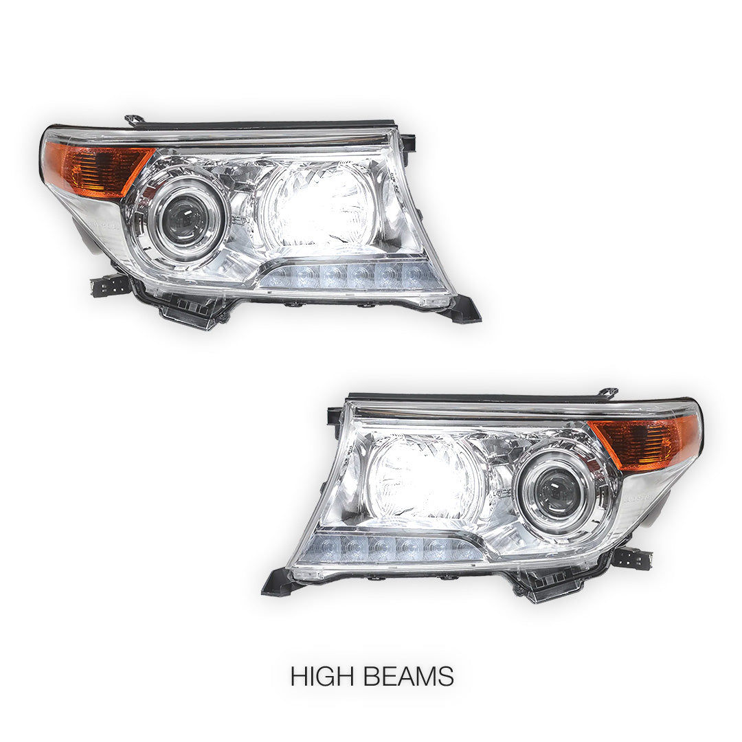 Toyota LandCruiser 200 Series VX / Sahara  (2012 - 2015) Xenon Headlight LH + RH