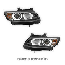 BMW 3 Series E90 / E92 / E93 Pre-LCI / M3 (2006 - 2009) M4 Style LED DRL Projector Headlights LH + RH