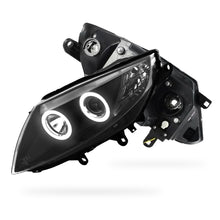 BMW Z4 E85 / E86 (2003 - 2008) Black CCFL Angel Eyes Projector Headlights LH + RH