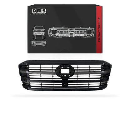 Toyota LandCruiser 300 Series (2021 - 2026) Black / Metalic Silver/Chrome OEM Style Grille