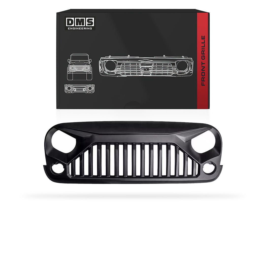Jeep Wrangler JK (2007 - 2018) Matte Black Grille