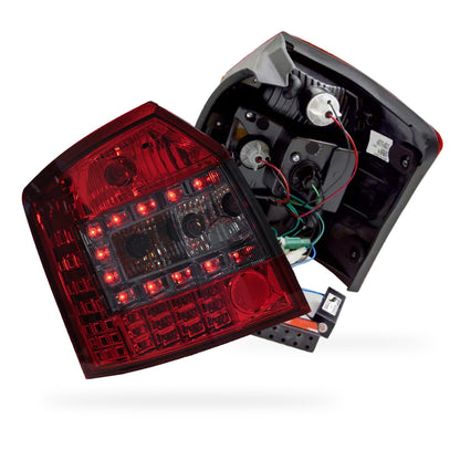 Audi A4 B6 (2001 - 2005) Smoked Red LED Tail Lights LH + RH