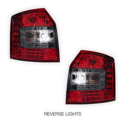 Audi A4 B6 (2001 - 2005) Smoked Red LED Tail Lights LH + RH