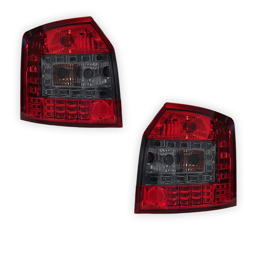 Audi A4 B6 (2001 - 2005) Smoked Red LED Tail Lights LH + RH