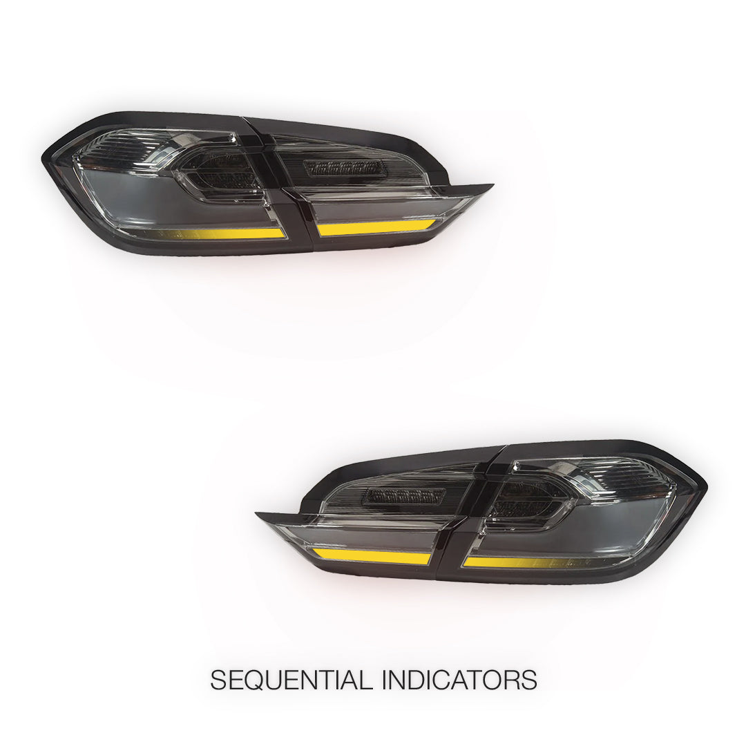 Ford Fiesta WG (2017 - 2023) Sequential Smoked Red Full LED Tail Lights LH + RH