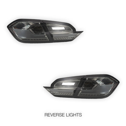 Ford Fiesta WG (2017 - 2023) Sequential Smoked Red Full LED Tail Lights LH + RH