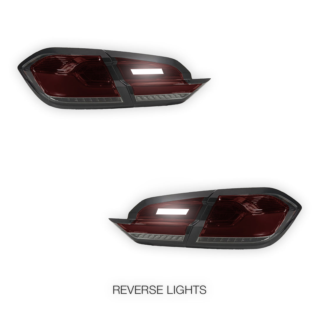 Ford Fiesta WG (2017 - 2023) Sequential Smoked Red Full LED Tail Lights LH + RH