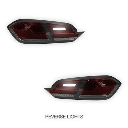 Ford Fiesta WG (2017 - 2023) Sequential Smoked Red Full LED Tail Lights LH + RH