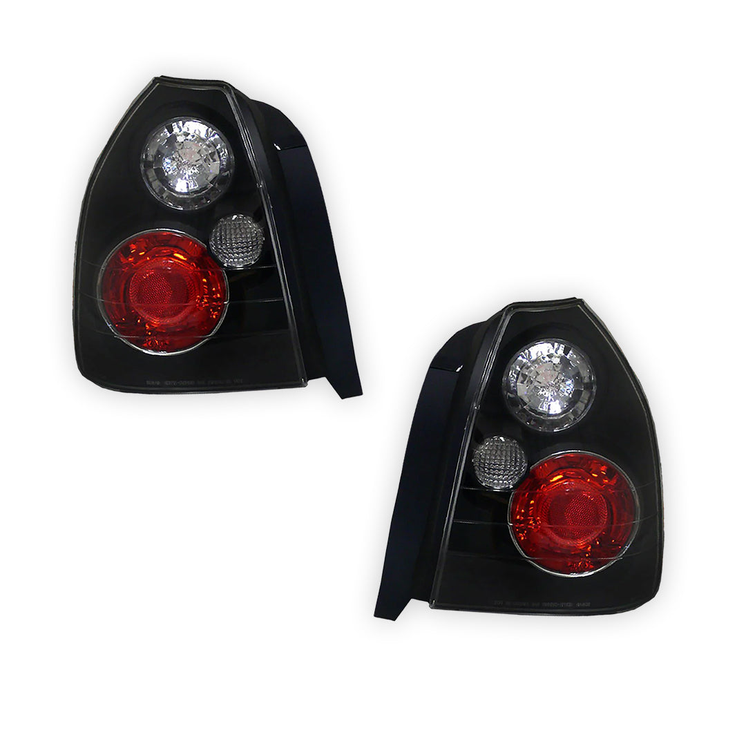 Honda Civic EK (1996 - 2000) Black Altezza Tail Lights LH + RH
