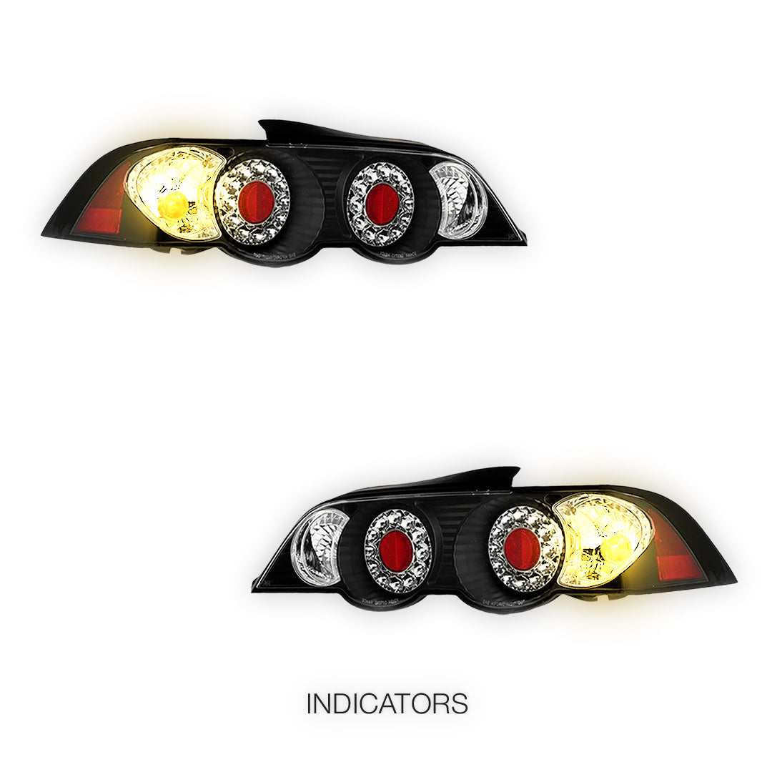 Honda Integra DC5 (2001 - 2004) Clear Red Altezza LED Tail Lights LH + RH