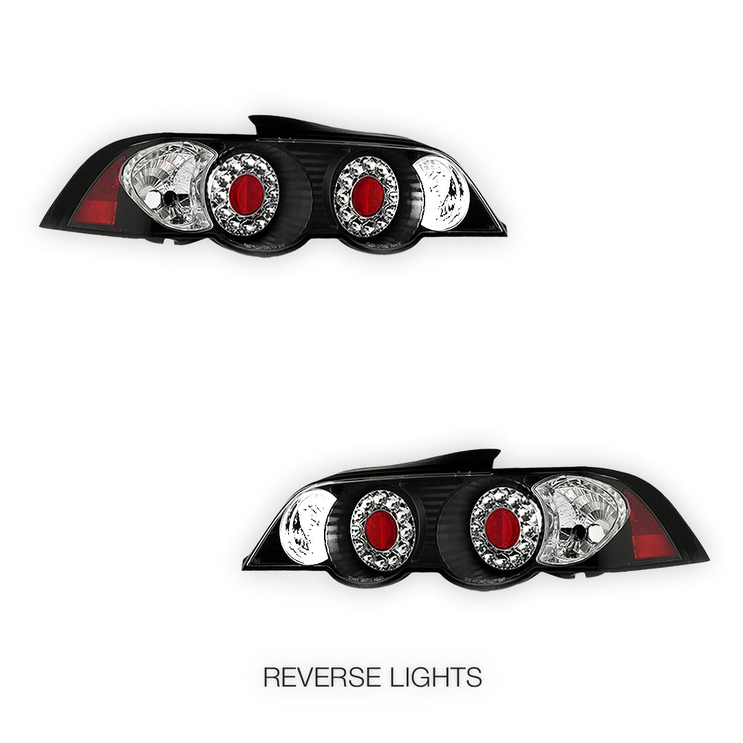 Honda Integra DC5 (2001 - 2004) Clear Red Altezza LED Tail Lights LH + RH