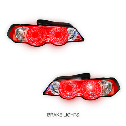 Honda Integra DC5 (2001 - 2004) Clear Red Altezza LED Tail Lights LH + RH