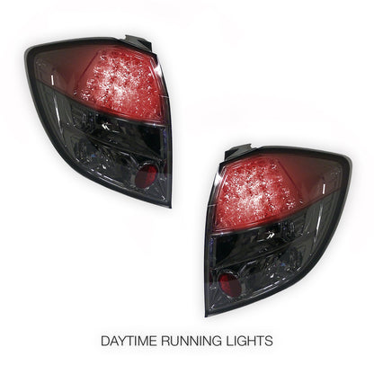 Honda Jazz GE (2008 - 2011) Smoked Black LED Tail Lights LH + RH