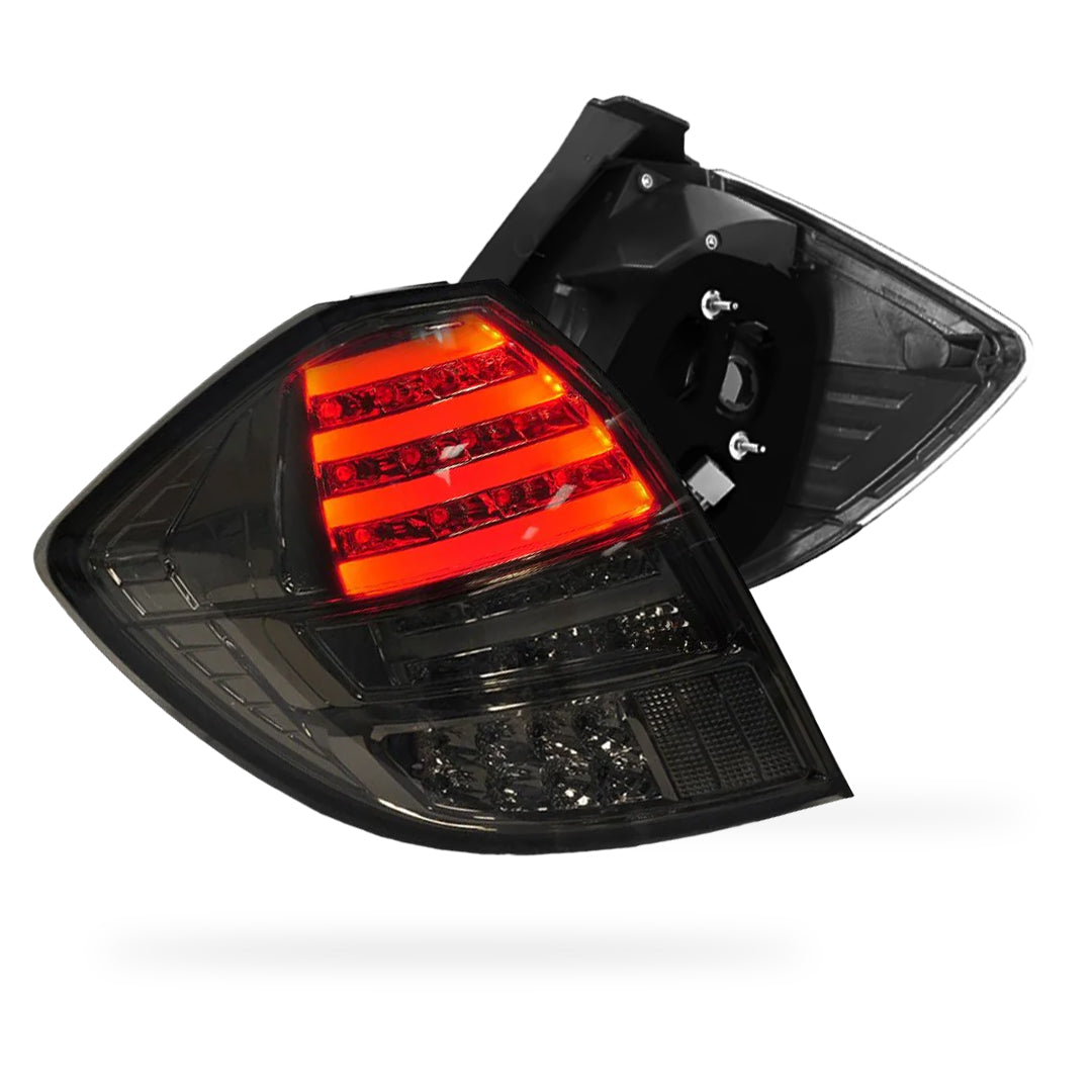 Honda Jazz GE (2011 - 2013) Smoked Black FULL LED Tail Lights LH + RH