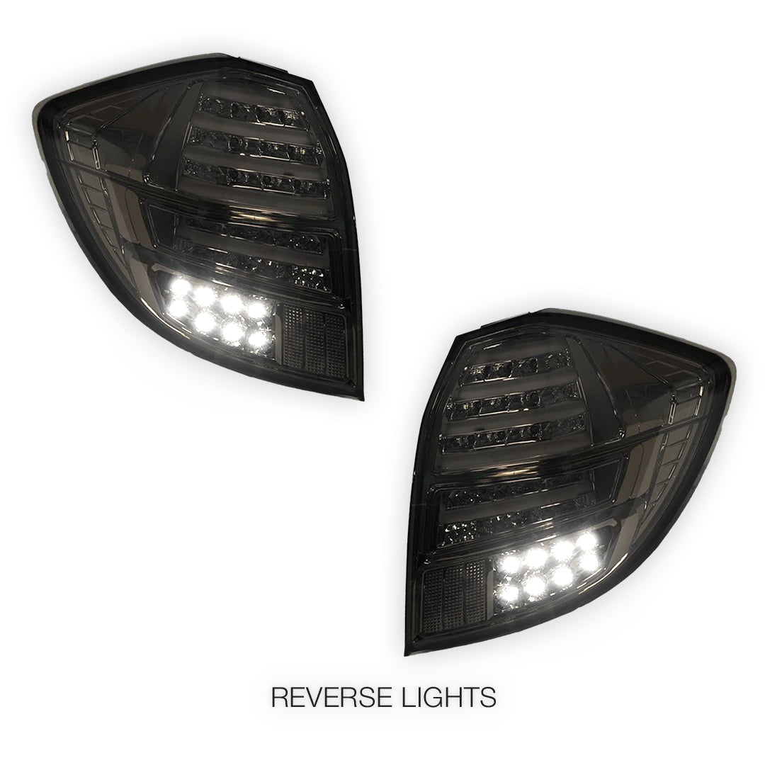 Honda Jazz GE (2011 - 2013) Smoked Black FULL LED Tail Lights LH + RH