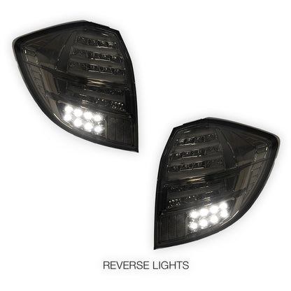 Honda Jazz GE (2011 - 2013) Smoked Black FULL LED Tail Lights LH + RH