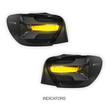 Mercedes-Benz A-Class W176 (2012 - 2018)  Smoked AMG A45 Update Style Full LED Tail Lights LH + RH