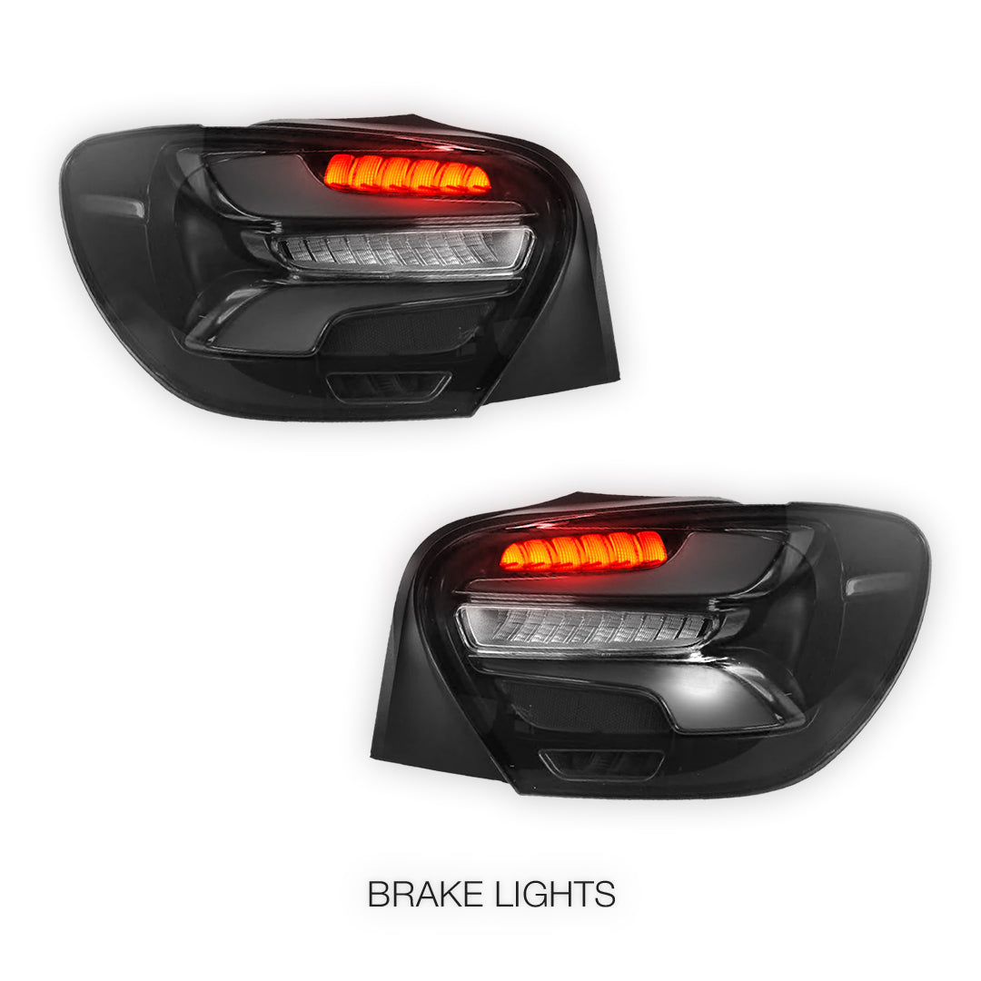 Mercedes-Benz A-Class W176 (2012 - 2018)  Smoked AMG A45 Update Style Full LED Tail Lights LH + RH