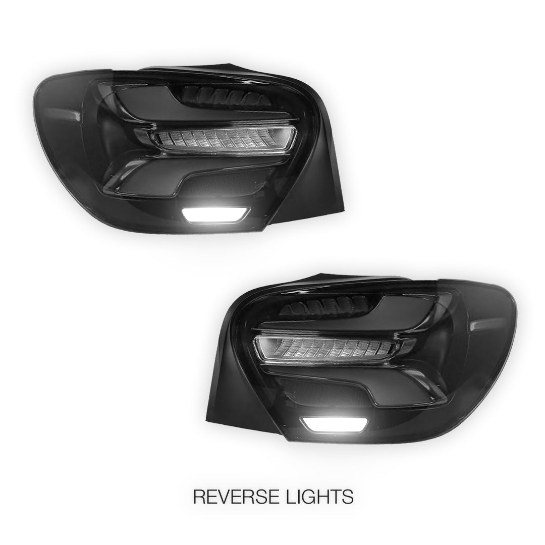 Mercedes-Benz A-Class W176 (2012 - 2018)  Smoked AMG A45 Update Style Full LED Tail Lights LH + RH