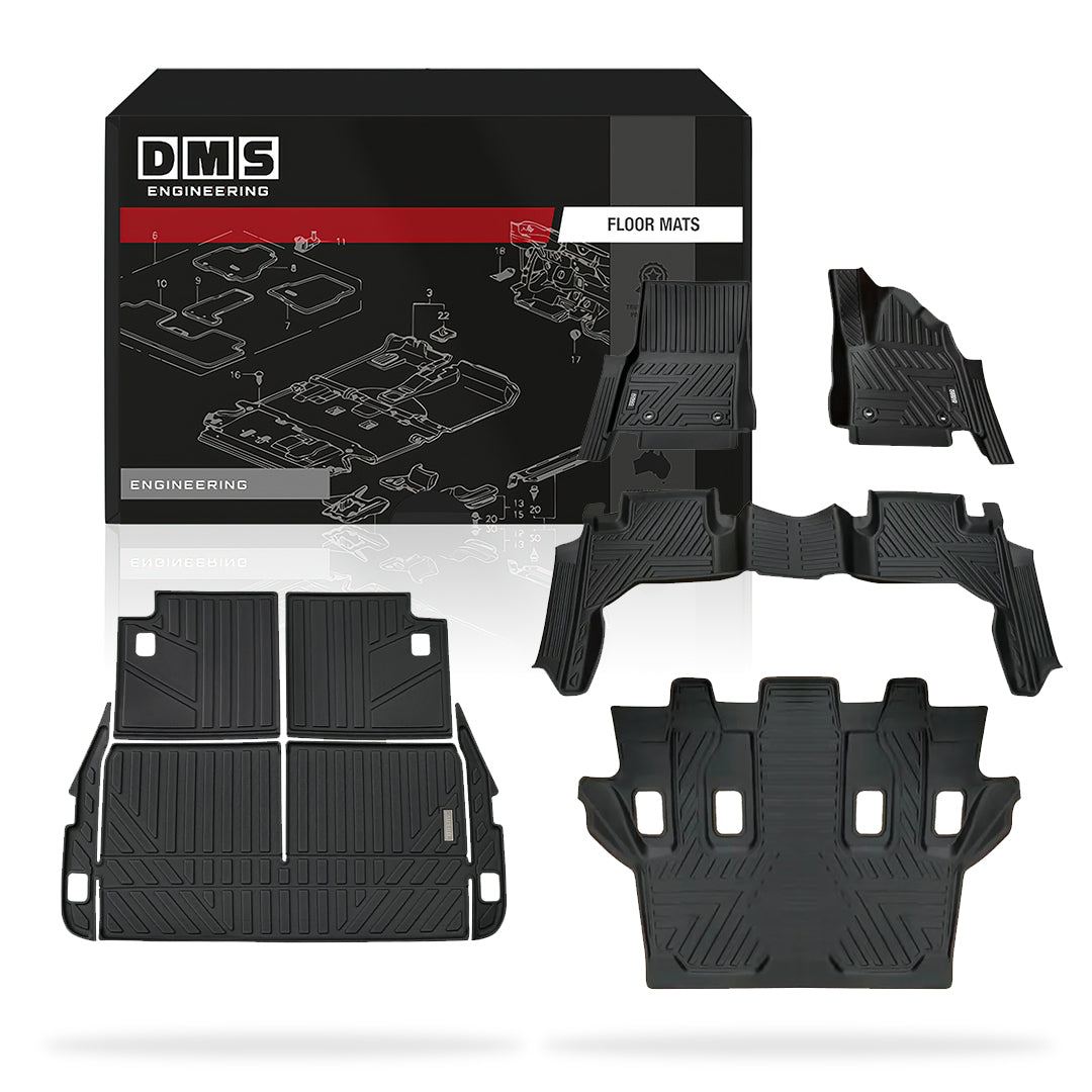 Toyota LandCruiser 300 Series 5 - Seater (2021 - 2026) Car Floor Mats