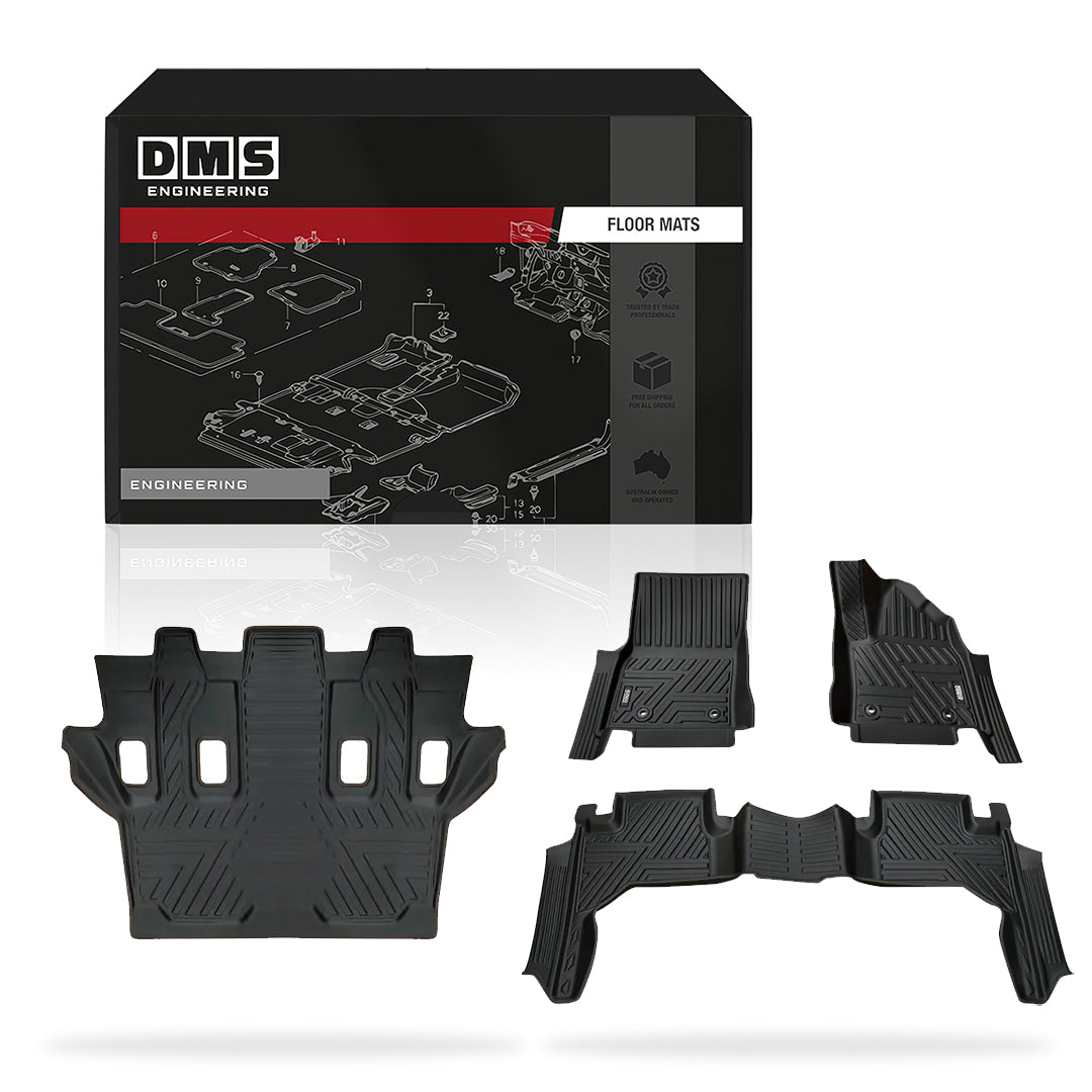 Toyota LandCruiser 300 Series 7 - Seater (2021 - 2026) Car Floor Mats