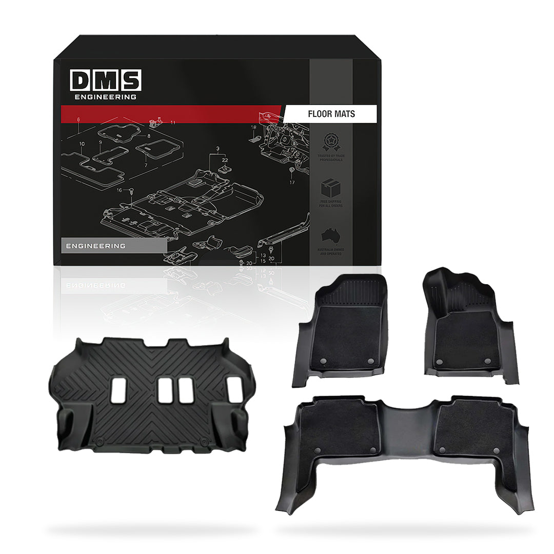 Nissan Patrol Y62 (2012 - 2026) Double Layer Car Floor Mats