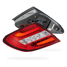 Mercedes-Benz C-Class W204 (2007 - 2010) Sequential Clear Red Full LED Tail Lights LH + RH