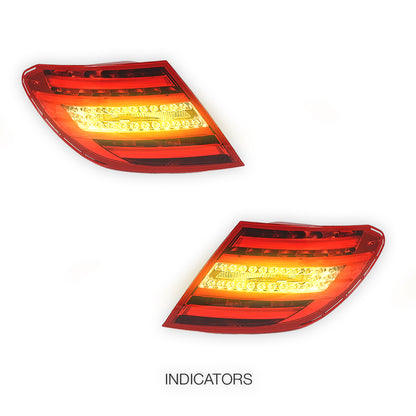 Mercedes-Benz C-Class W204 (2010 - 2014) Tail Light LH + RH
