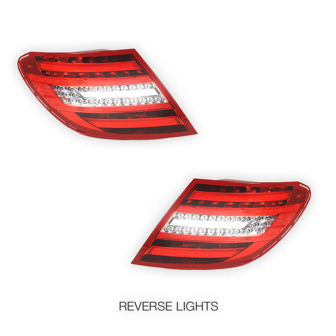Mercedes-Benz C-Class W204 (2010 - 2014) Tail Light LH + RH