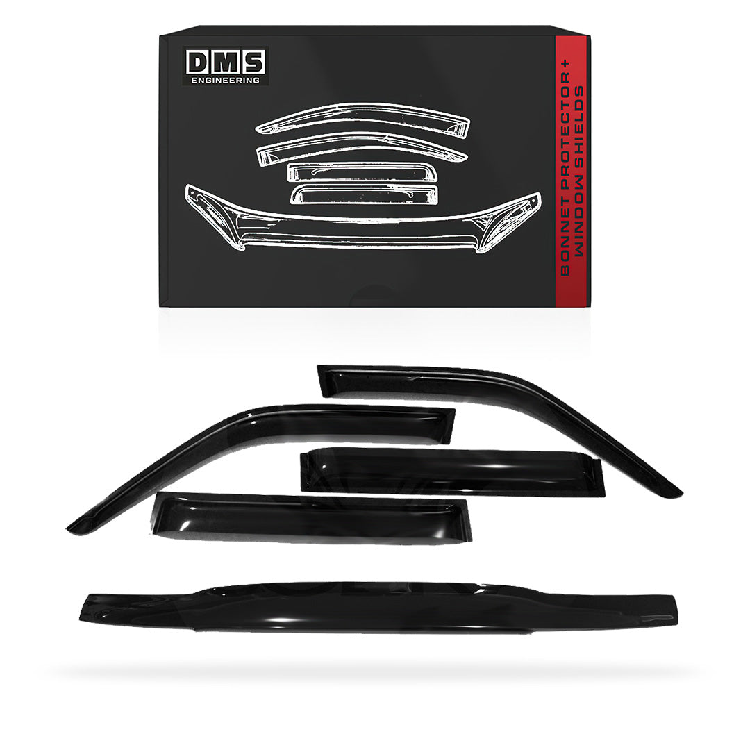 Toyota LandCruiser 80 Series (1990 - 1997) Bonnet Protector + Weather Shields
