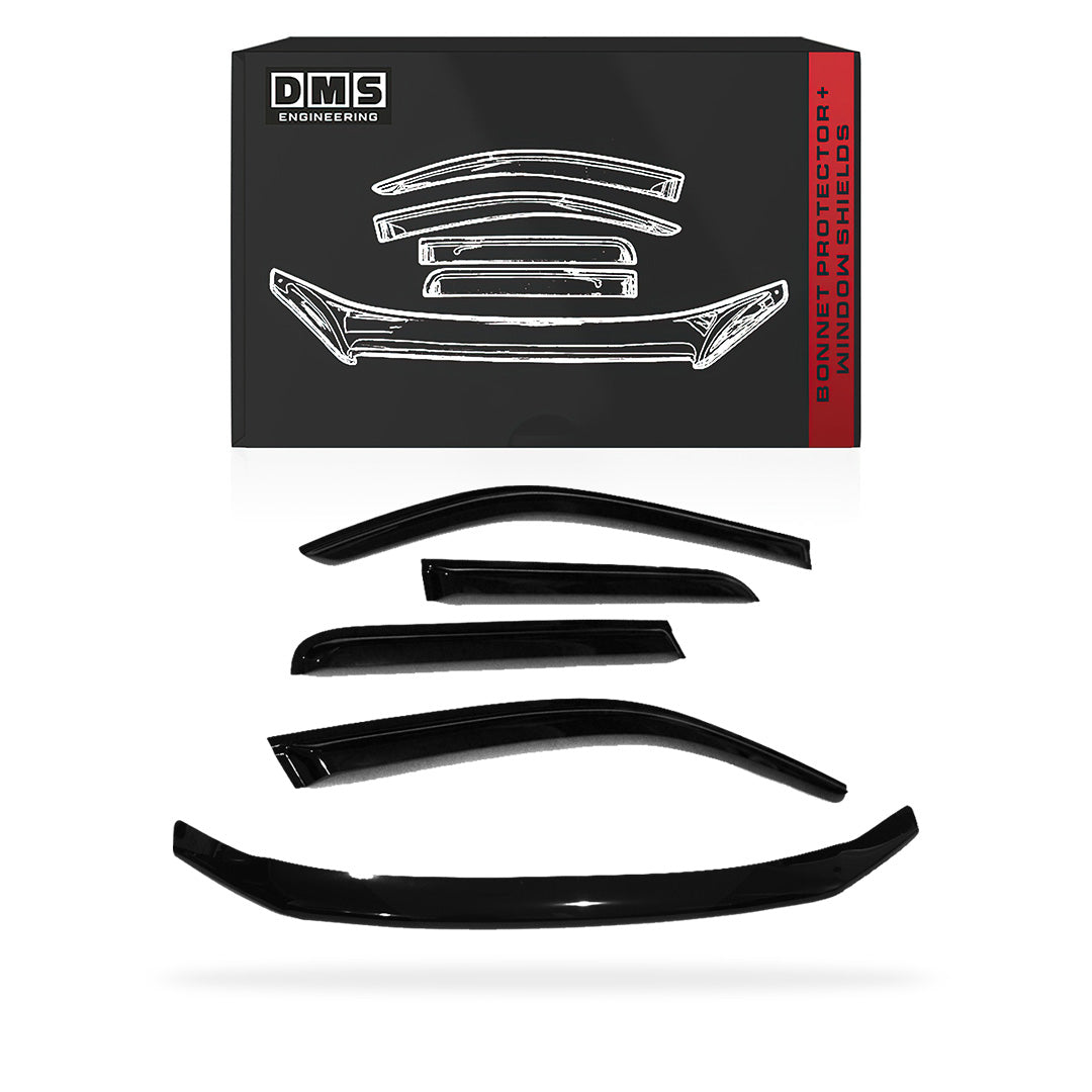 Volkswagen Amarok 2H (2009 - 2022) Bonnet Protector + Weather Shields