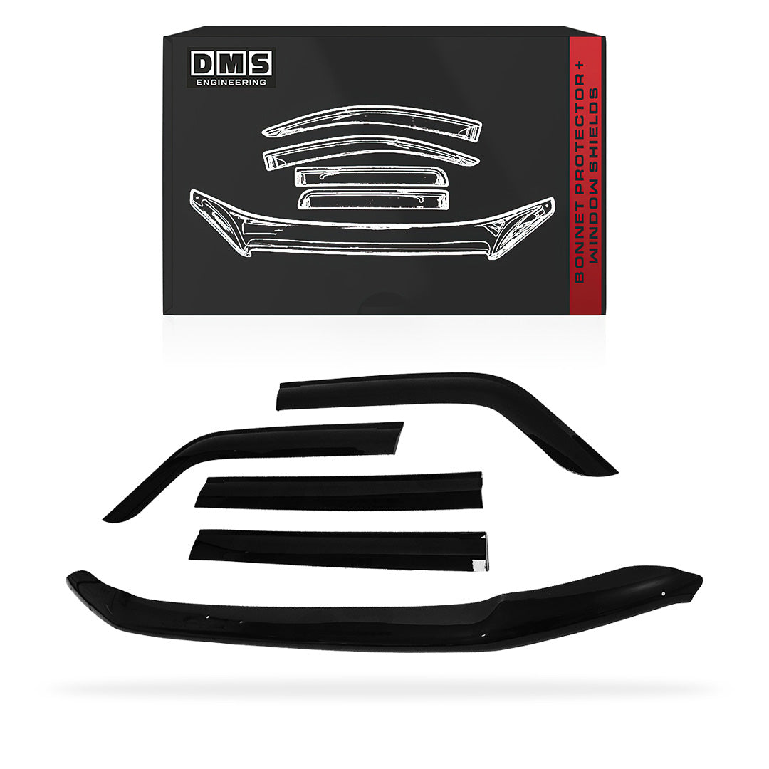Toyota LandCruiser Prado 250 Series (2024 - 2026) Bonnet Protector + Weather Shields