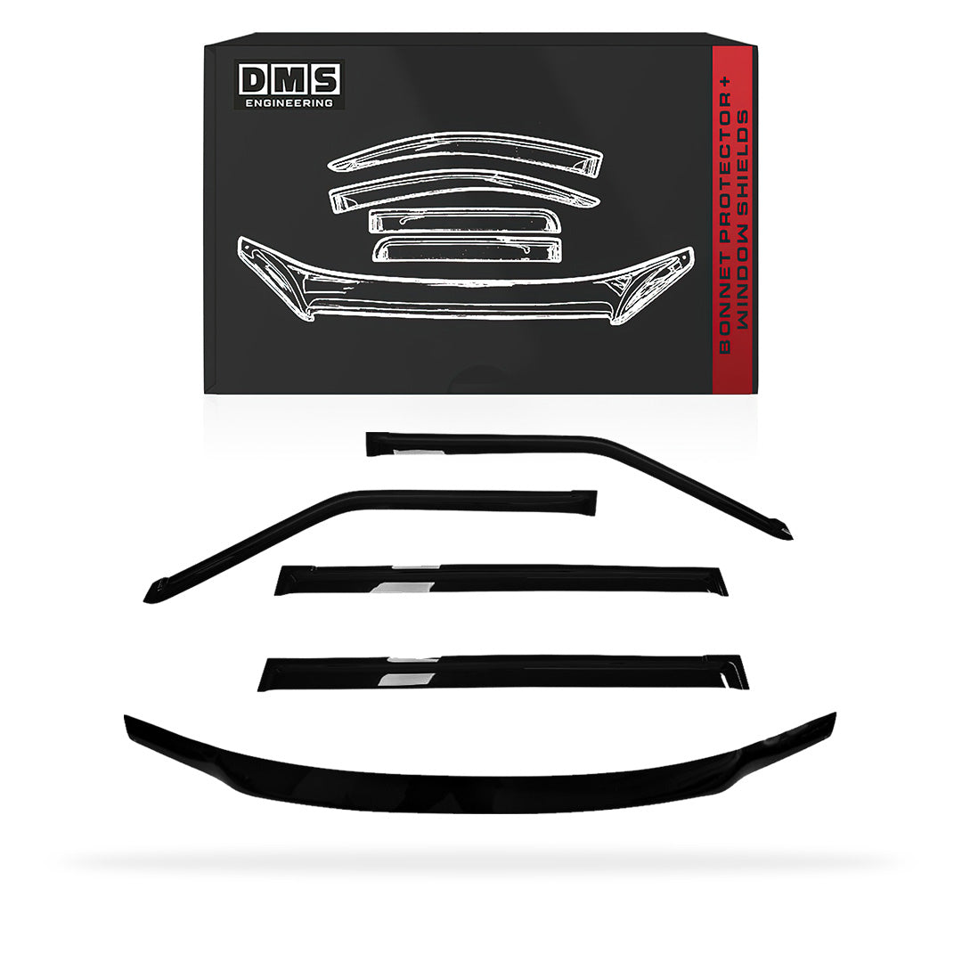 Nissan Patrol Y62 (2012 - 2019) Bonnet Protector + Weather Shields