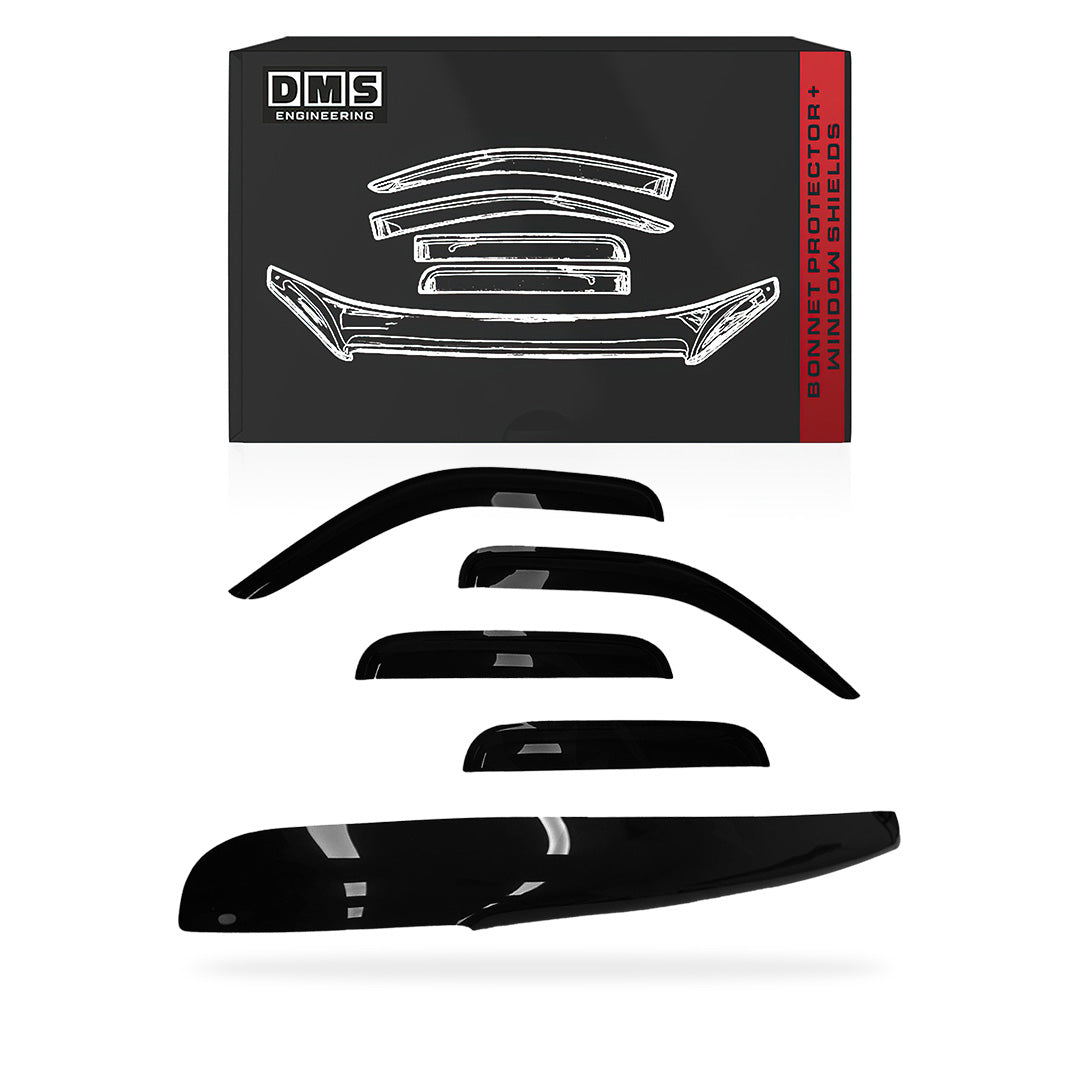 Toyota Hilux N60 (1998 - 2002) Bonnet Protector + Weather Shields