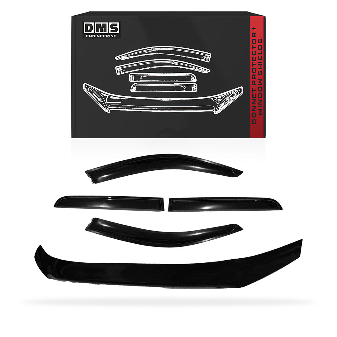 Toyota HiLux N70 (2005 - 2011) Bonnet Protector + Weather Shields