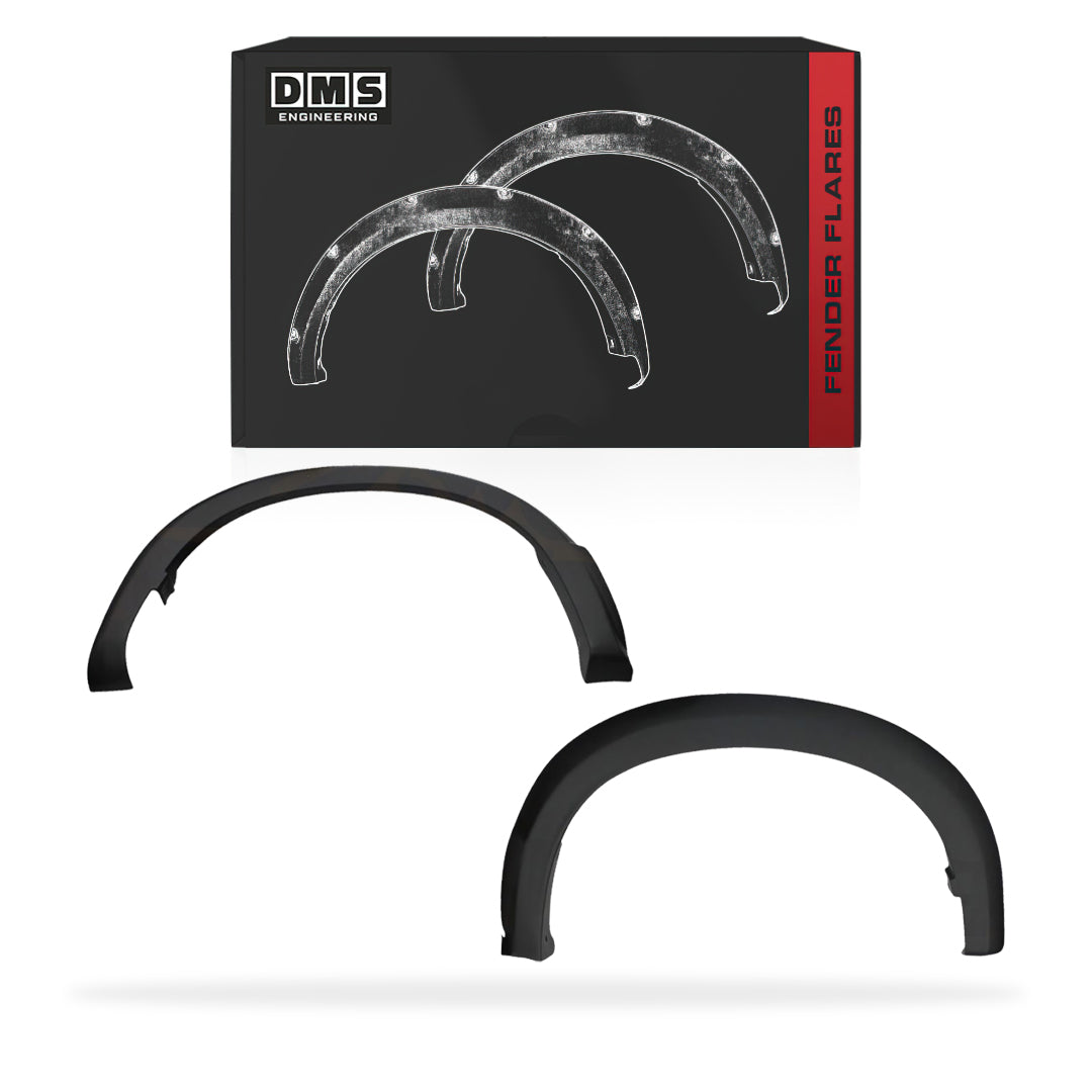 Holden Colorado RG (2012 - 2016) Front Matte Black OEM Style Guard Flares