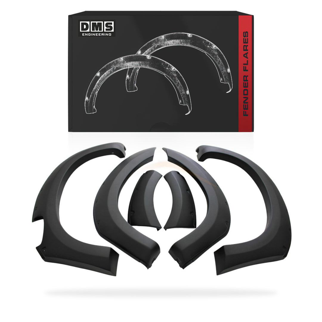 Isuzu D-MAX RT (2012 - 2019) Matte Black OEM Style Guard Flares