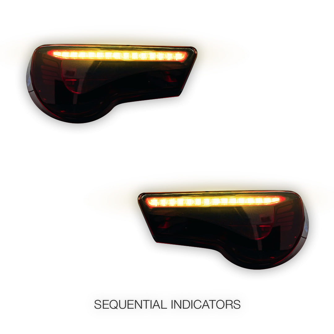 Subaru BRZ / ZC6 1st Gen. (2012 - 2021) Sequential Full LED Tail Lights LH + RH
