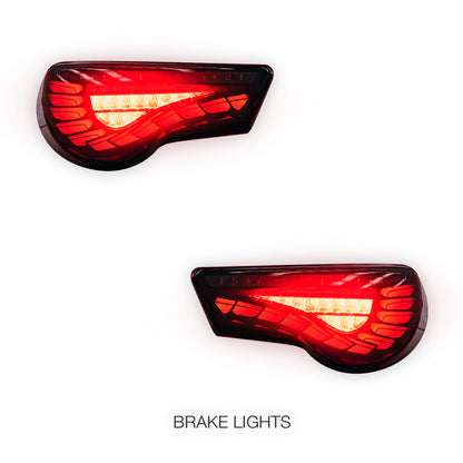 Subaru BRZ / ZC6 1st Gen. (2012 - 2021) Sequential Full LED Tail Lights LH + RH