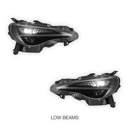 Toyota 86 1st Gen (2012 - 2020) 3D FULL LED W/Animation Headlights LH + RH