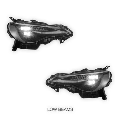 Toyota 86 1st Gen (2012 - 2020) 3D FULL LED W/Animation Headlights LH + RH