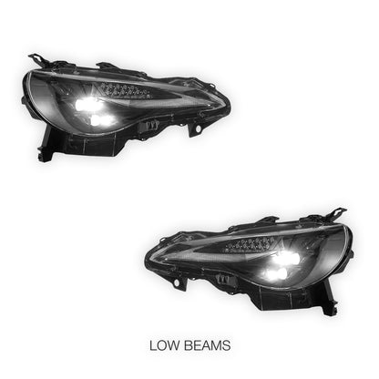 Toyota 86 1st Gen (2012 - 2020) 3D FULL LED W/Animation Headlights LH + RH
