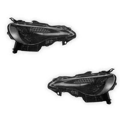 Toyota 86 1st Gen (2012 - 2020) 3D FULL LED W/Animation Headlights LH + RH