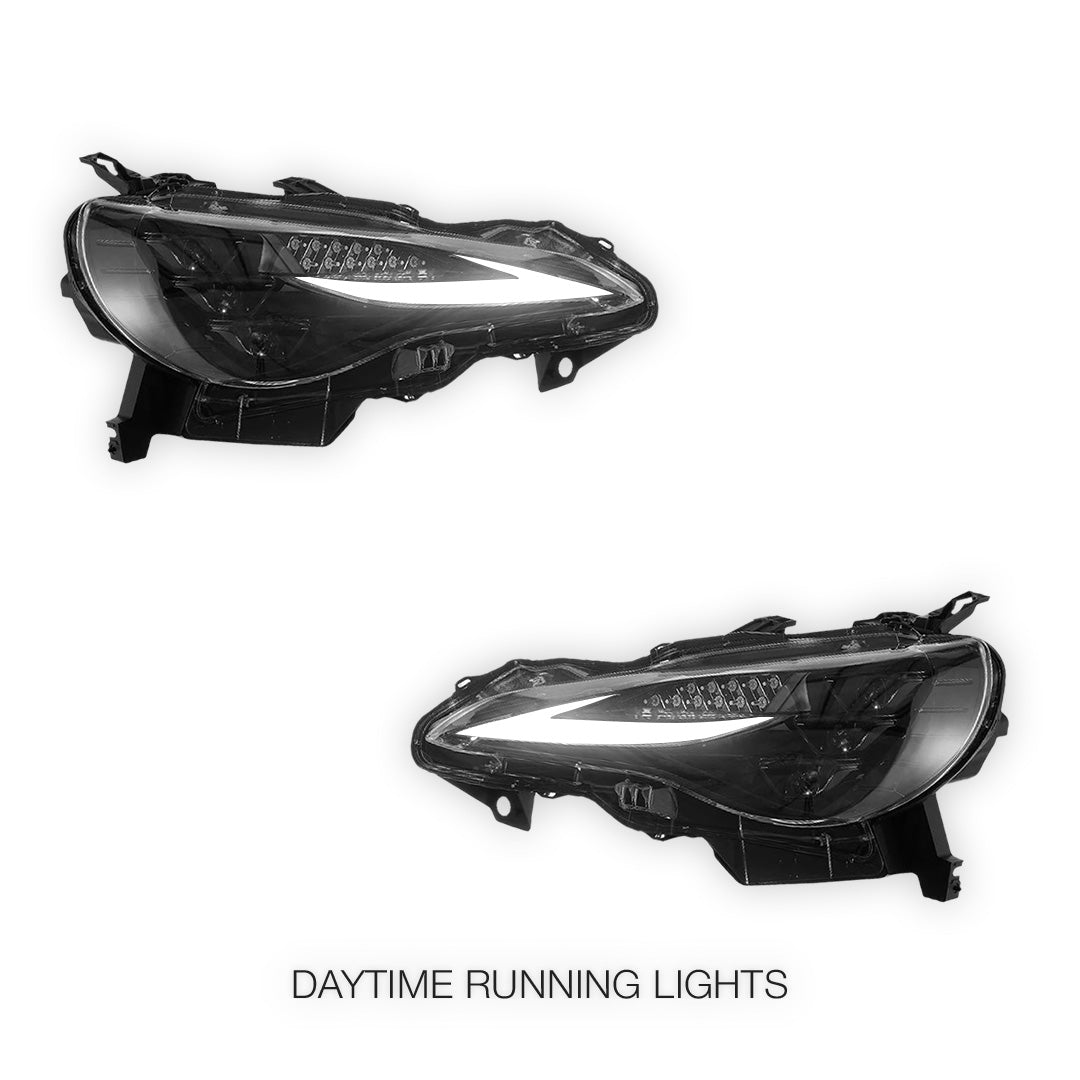 Subaru BRZ 1st Gen (2012 - 2020) 3D FULL LED W/Animation Headlights LH + RH