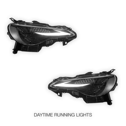 Subaru BRZ 1st Gen (2012 - 2020) 3D FULL LED W/Animation Headlights LH + RH