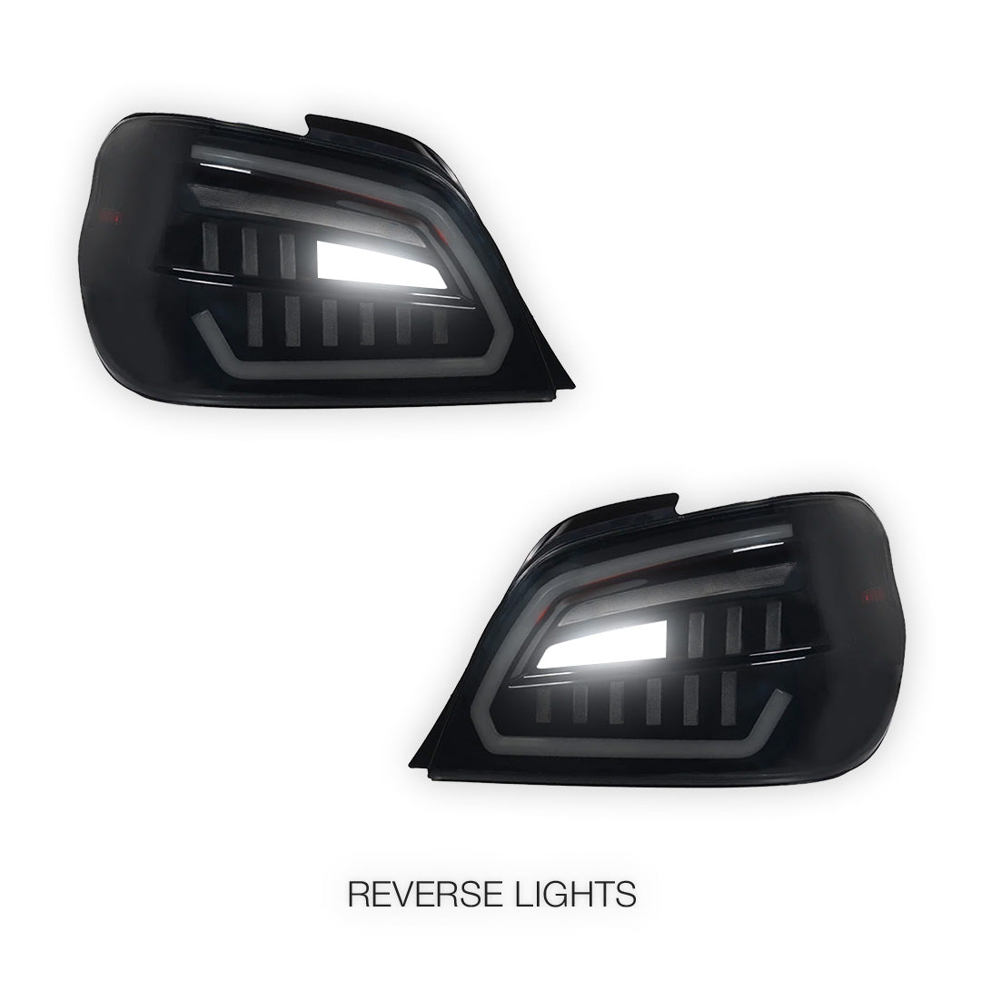 Subaru Impreza GD (2001 - 2007) Smoked Full LED Tail Lights LH + RH