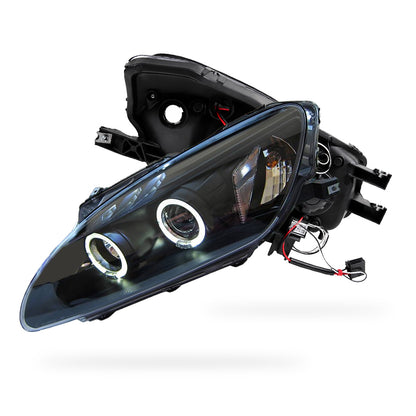 Honda S2000 AP2 (2004 - 2009) Black Angel Eyes Projector Headlights LH + RH